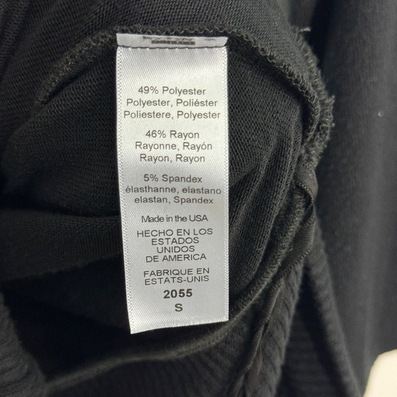 Michael Stars Los Angeles Women’s Size Small Black Cecile Fitted Cowl Neck Dress - Picture 6 of 10